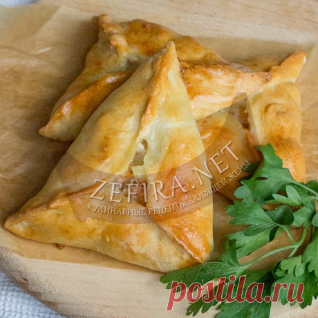 Песочные пирожки с картошкой и фаршем в духовке — Кулинарные рецепты любящей жены