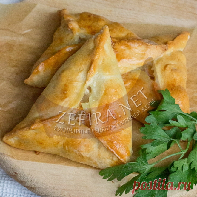 Песочные пирожки с картошкой и фаршем в духовке — Кулинарные рецепты любящей жены