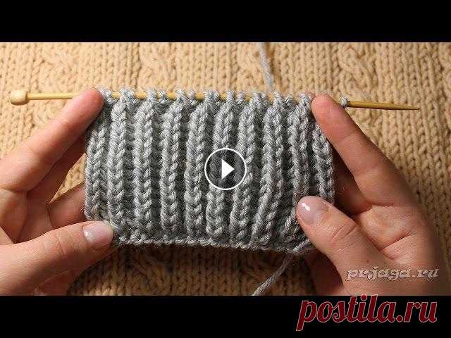 Английская резинка спицами Английская резинка спицами - видео урок для портала «Наша Пряжа»...