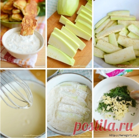Кабачки в кляре