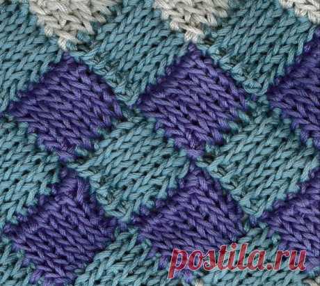 Учебное пособие по вязанию в технике энтрелак - Тунисское вязание - Страна Мам