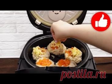 Ленивый Ужин! Просто, Быстро и Очень Вкусно! Котлеты на пару с гарниром в мультиварке