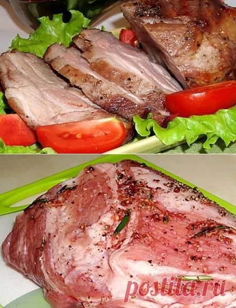 Мясо запеченное целым куском в специях |