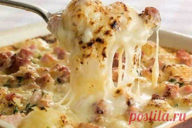 Картофель, запеченный в духовке с сыром - Простые рецепты Овкусе.ру