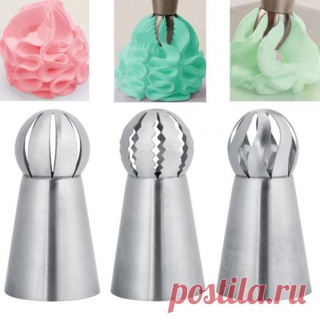 3 шт./компл. торт обледенение сопла российские трубопроводы советы кружева плесень кондитерские изделия торт украшение инструмент из нержавеющей стали Кухня выпечки кондитерский инструмент  Описание: наши сопла торта изготовлены из пищевой нержавеющей стали, экологически чистые, безопасные и прочные. С различными форсунками 3шт, вы сделаете много красивых сливочных кремов f…
