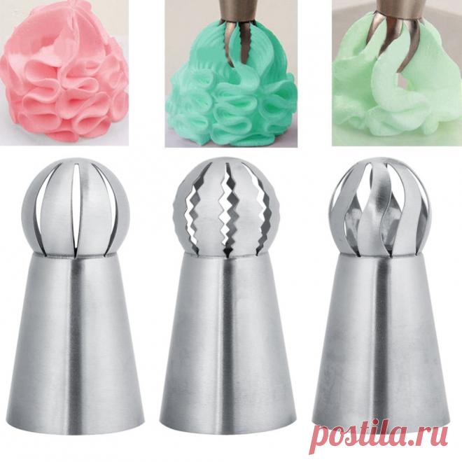 3 шт./компл. торт обледенение сопла российские трубопроводы советы кружева плесень кондитерские изделия торт украшение инструмент из нержавеющей стали Кухня выпечки кондитерский инструмент  Описание: наши сопла торта изготовлены из пищевой нержавеющей стали, экологически чистые, безопасные и прочные. С различными форсунками 3шт, вы сделаете много красивых сливочных кремов f…