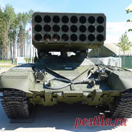Наводит ужас на украинский Генштаб: тяжелая огнеметная система ТОС-1А "Солнцепек"