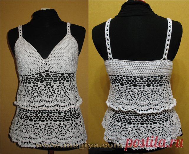 Кружевной топ.