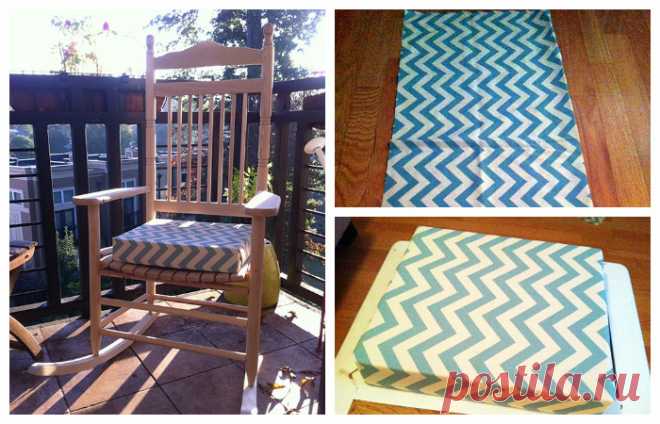 Гениально просто: как сделать новое сидение для стула или кресла за 10 минут