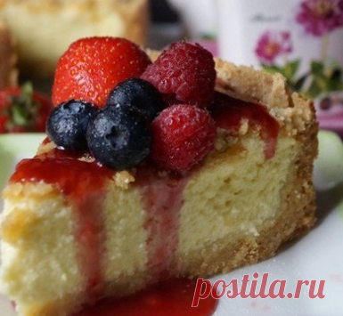 нежный творожный пирог