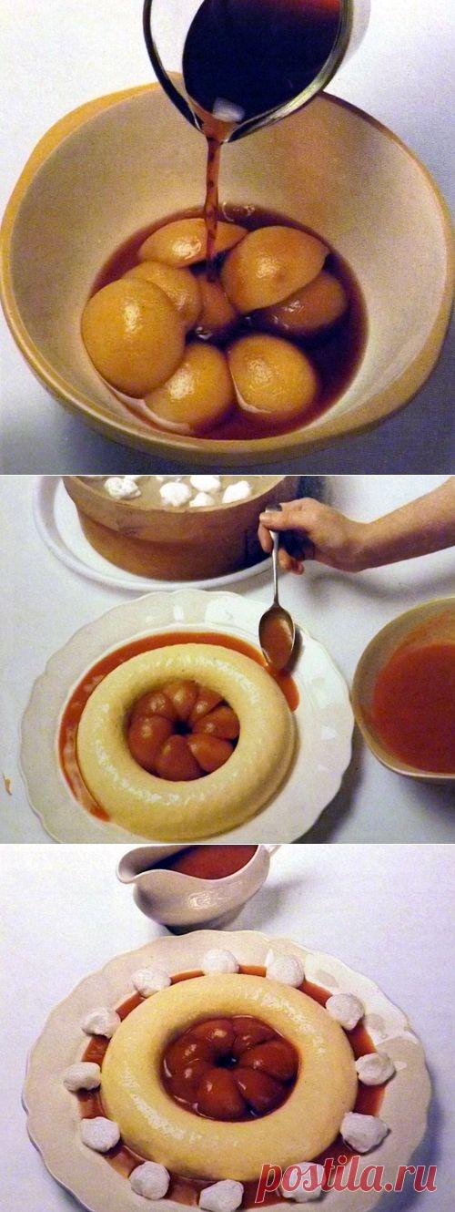 Персики – рецепт великолепного десерта с вином. Пошаговое фото. | Хозяева дома.