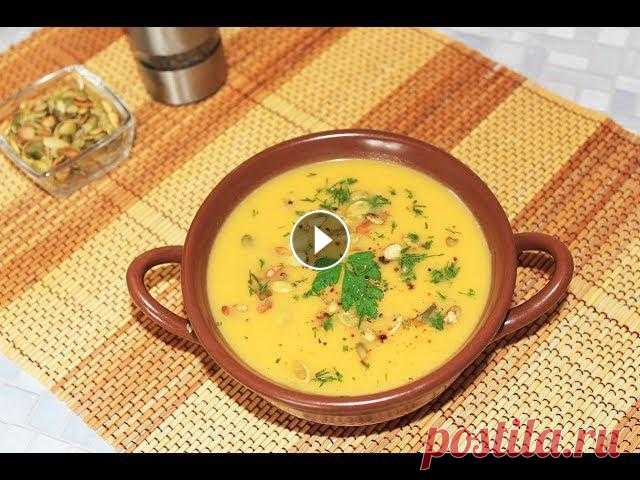 Тыквенный суп пюре – постный и вкусный! Видео рецепт постного тыквенного супа пюре, который готовится на основе воды. Подготавливаем все овощи – чистим, нарезаем. На небольшом количестве оли...
