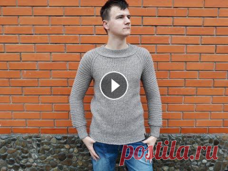 Свитер мужской спицами. Часть 6. Фотоальбом. Свитер мужской спицами. Часть 6. Фотоальбом....