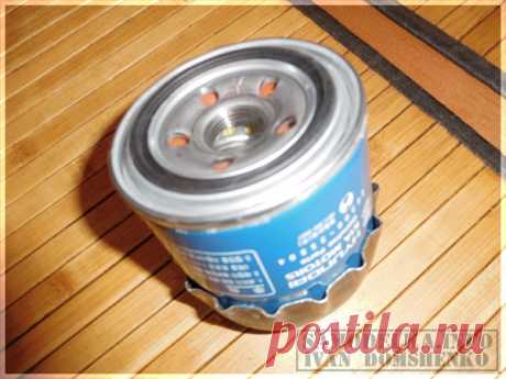 Самодельный съемник масляного фильтра для Hyundai Solaris