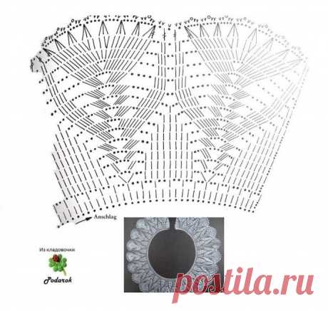 Воротник крючком