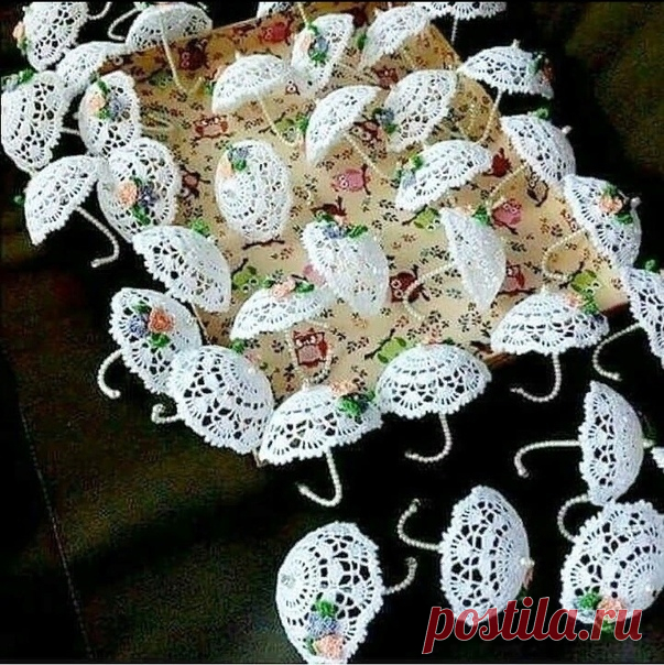 Аксессуары для игрушек: зонтик для куклы