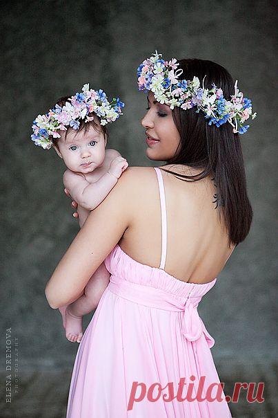 Алина с дочкой