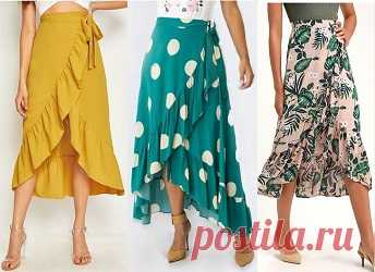 Saia pareô envelope midi com babado Esquema de modelagem de saia pareô envelope com babado midi que também serve para saúda de praia do tamanho 34 ao plus size 56.