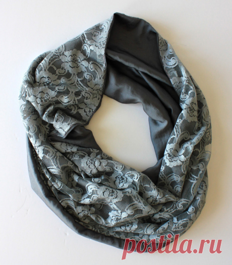 Как сшить снуд из кружева и шёлка (Шитье и крой) В последнее время снуд все больше пользуется популярностью в мире моды, ведь он привносит в образ нотку расслабленности и даже легкое хулиганство. Для прохладной погоды прекрасно подойдет такой ор…