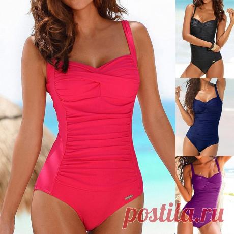 SEASHY слитный купальник размера плюс женский утягивающий купальник сексуальный Классический купальник момокини Летний Пляжный Купальник S-3XL | Спорт и развлечения | АлиЭкспресс