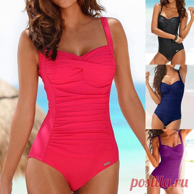 SEASHY слитный купальник размера плюс женский утягивающий купальник сексуальный Классический купальник момокини Летний Пляжный Купальник S-3XL | Спорт и развлечения | АлиЭкспресс