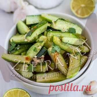 Быстрые огурцы по-корейски – Кулинарные рецепты любящей жены