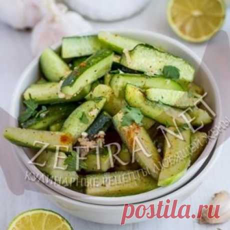 Быстрые огурцы по-корейски – Кулинарные рецепты любящей жены