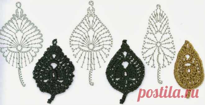 Схемы к вязаным элементам