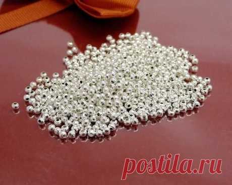 Купить Wholesale 1000 Pcs Silver Plated Small Round Ball на eBay.com из Америки с доставкой в Россию, Украину, Казахстан