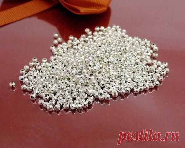 Купить Wholesale 1000 Pcs Silver Plated Small Round Ball на eBay.com из Америки с доставкой в Россию, Украину, Казахстан
