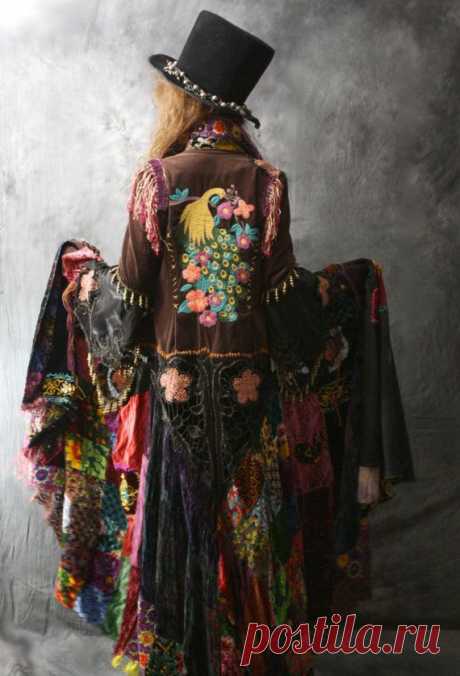 WAITING LIST Made to Order Vintage Magical Hippie Gypsy Rock Star Dress Fairy…