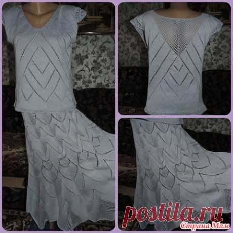 Летняя юбка спицами из Журнала мод вязание - Вяжем вместе он-лайн - Страна Мам