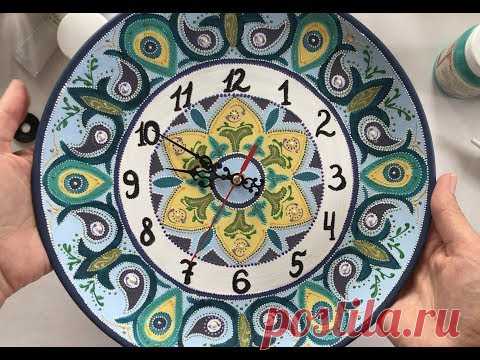 Часы своими руками в технике 