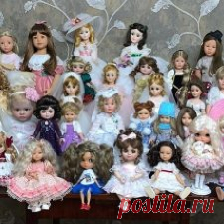 Мой рай... Как вас много - Бэйбики В детстве у меня было достаточно игрушек, было несколько немецких кукол, которых я подстригла и слегка подкрасила (одна из них