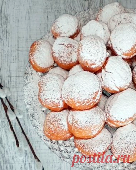 Постные пончики на воде - невероятно вкусная выпечка - 1001 рецепт