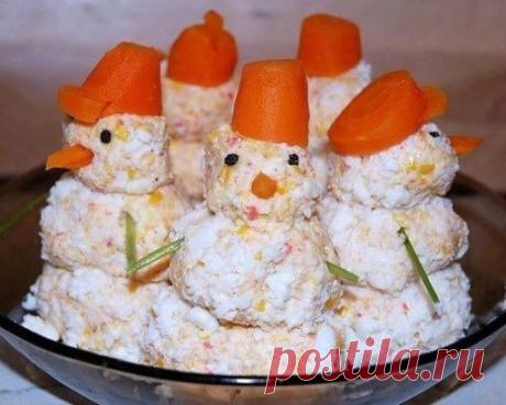 Крабовые снеговики