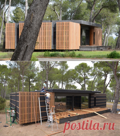 Инновационный дом Pop-Up House который собирается за 4 дня и почти не требует отопления