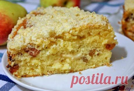 большие рецепты: Пирог с яблоками &quot;Домашний&quot;