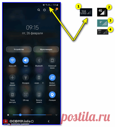 Значки на экране телефона: их разновидности + что они означают (Android)