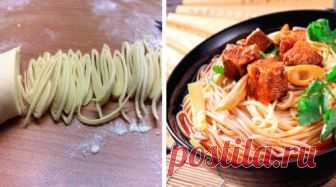 3 рецепта домашней вкусной лапши
