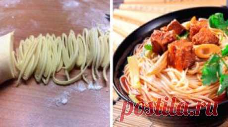 3 рецепта домашней вкусной лапши