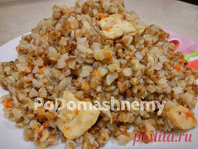 Гречка с курицей — Кулинарная книга - рецепты с фото