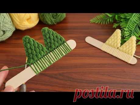 3D Great idea crochet. 😇 Very easy crochet keychain making for beginners.