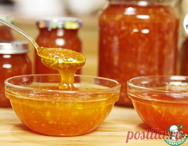Варенье-желе из персиков с цитрусовыми – кулинарный рецепт