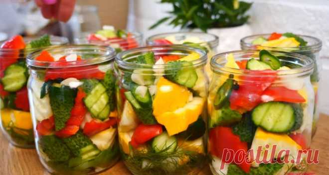 Маринованные овощи по-французски