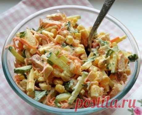 Простой и вкусный салат.