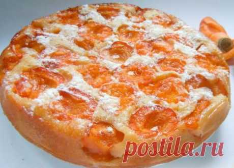 Шарлотка с абрикосами / Простые рецепты