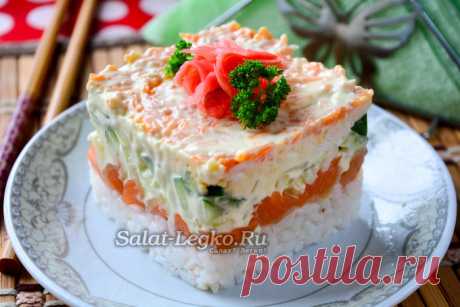 Салат "Суши": невероятно вкусно, не отличить от настоящих