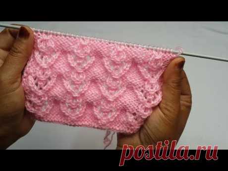 368- Jaali Design for Cardigan | Easy Knitting