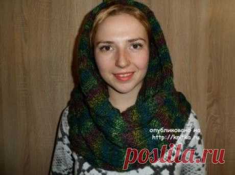 Снуд спицами – работа Ольги, Вязание для женщин